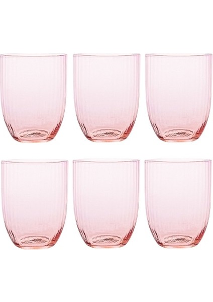 6 Lı Su / Meşrubat Bardağı Pembe