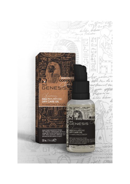 Genesis Bronze Goddes Günlük Kullanım Için Parlak Baz&kuru Bakım Yağı 30 ml