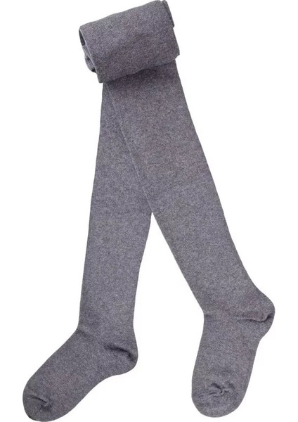 & First Burun Dikişsiz Pamuklu Okul Çocuk Külotlu Çorap