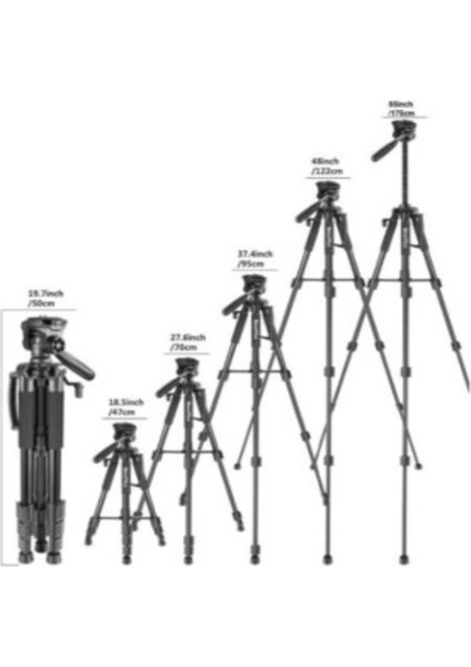 Neepho Taşıma Çantalı, Pro, 360° Dönebilen 175CM Tripod