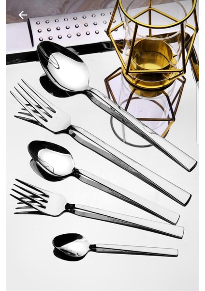 60 Parça Kaşık Çatal Seti Paslanmaz