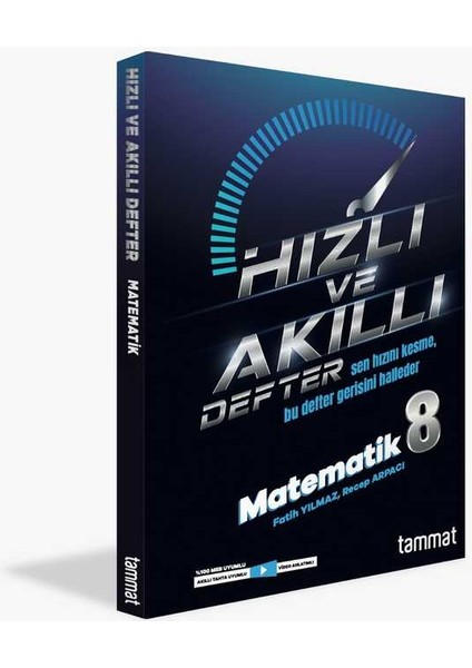 Tammat Yayıncılık Tammat Yayınları Lgs Matematik  Hızlı ve Akıllı Defter