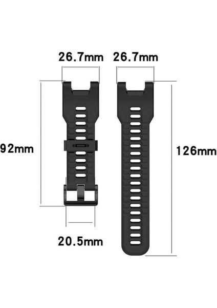 Amazfit T-Rex Pro Uyumlu Tokalı Silikon Kordon Kayış modelleri