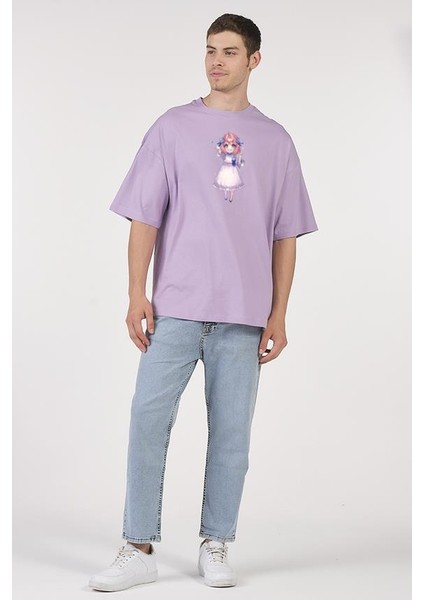 Oversize T-Shirt Prince Mizu Lila