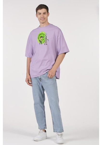 Oversize T-Shirt Rick And Morty Lila
