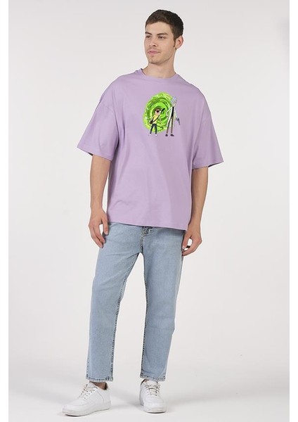 Oversize T-Shirt Rick And Morty Lila