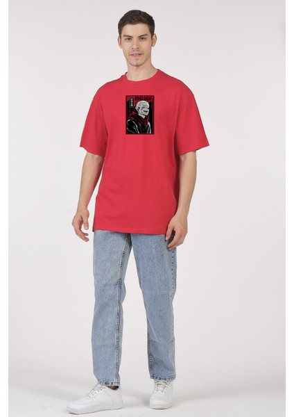 Oversize T-Shirt Ryomen Skuna Kırmızı fiyatları