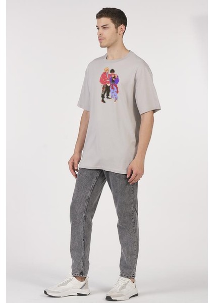 Oversize T-Shirt Eiji Gri