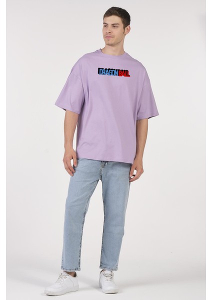 Oversize T-Shirt Dragon Ball Lila fiyatları