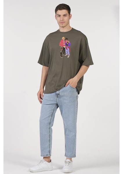 Oversize T-Shirt Eiji Haki