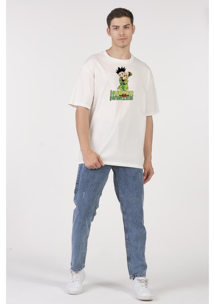 Oversize T-Shirt Hunter Single Ekru