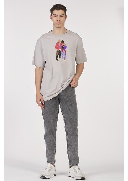 Oversize T-Shirt Eiji Gri