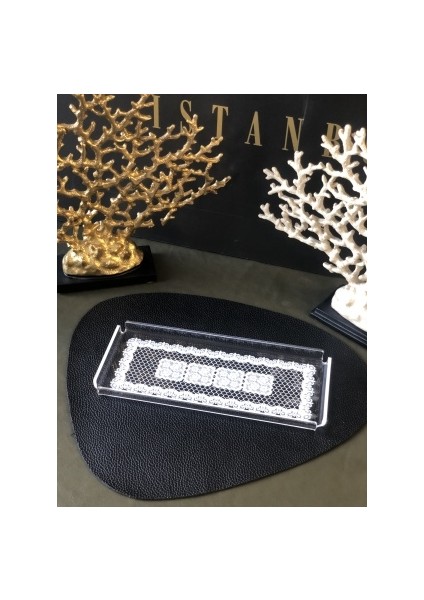 Bar Tipi Pleksi Servis ve Sunum Tepsisi 30 x 13 cm