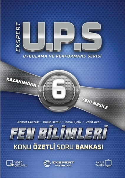 Ekspert Yayınları 6. Sınıf Fen Bilimleri Konu Özetli Soru Bankası (Ciltli)