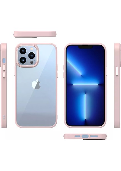 iPhone 14 Pro Kılıf Metal Buton ve Kamera Çerçeveli Kenarları Silikon Arkası Sert Titanium Case fiyatları