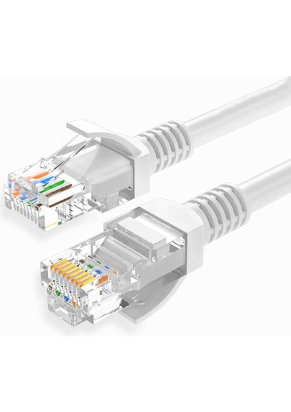 40 Metre Cat6 Patch Kablo 30M Ethernet Kablosu Utp Lan Kablosu Internet Kablosu Gri Renk