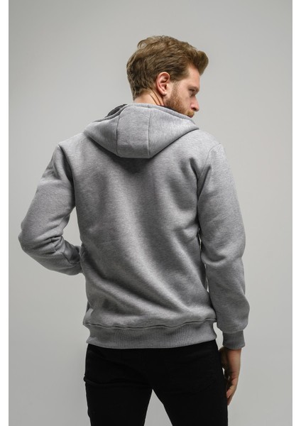 Regnault Üç Iplik Pamuklu Kapüşonu File Detaylı Fermuarlı Sweatshirt indirimleri