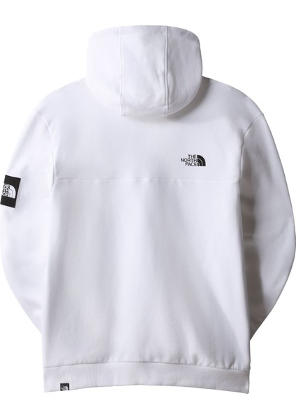 M Fine Alpine Hoodie Erkek Outdoor Sweatshirts NF0A3XY3FN41 Beyaz