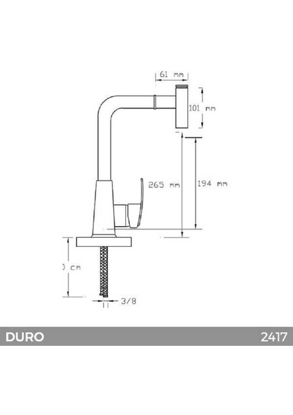 Duro Mix Spiralli Eviye Bataryası 2417