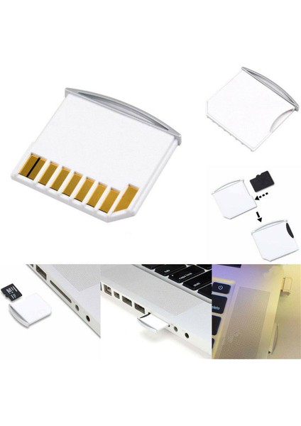 Macbook Pro Air Micro Sd Tf Taşınabilir Kart Adaptörü