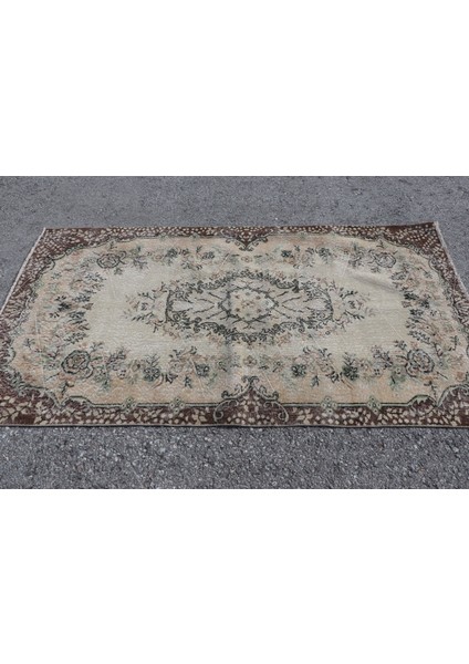 Türk Halısı, Eskitme Halı, Halı, 116 x 208 cm Kahverengi Halı, Kabilesı Alan Halı, 5896 modelleri