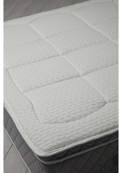 Miray Gizli Pedli Yatak Gri 120X200 Cm