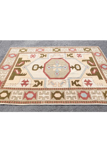 Eskitme Halı, Türk Halısı, Halı, 171 x 247 cm Bej Halı, Anadolusı Oturma Odası Halı, 4684 modelleri