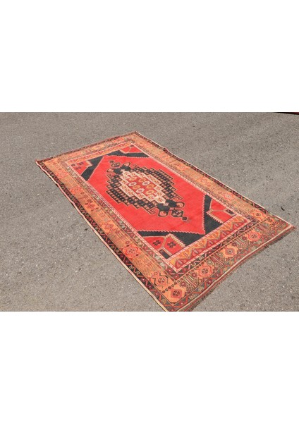 Eskitme Halı, Türk Halısı, Halı, 126 x 221 cm Kırmızı Halı, Bahçe Alan Halı, Banyo Halı, 3221 fiyatları