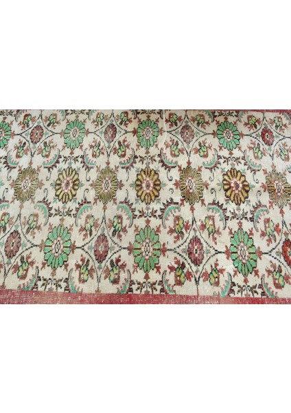 Türk Halısı, Eskitme Halı, Halı, 122 x 230 cm Bej Halı, Kabilesı Banyo Halı, Yün Alan Halı, 11322