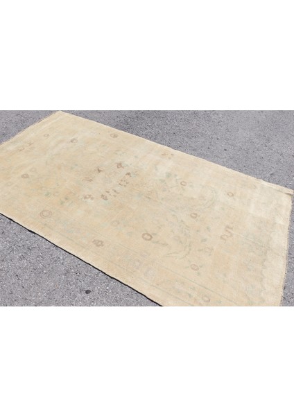 Türk Halısı, Eskitme Halı, Halı, 134 x 244 cm Bej Halı, Anadolusı Banyo Halı, Bohemsı Banyo Halı, 331