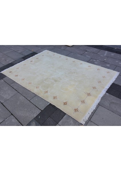 Eskitme Halı, Türk Halısı, Halı, 139 x 196 cm Bej Halı, Yün Banyo Halı, Bahçe Banyo Halı, 3772 fiyatları