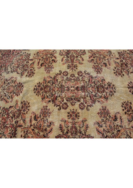 Türk Halısı, Eskitme Halı, Halı, 162 x 233 cm Bej Halı, Dekoratif Büyük Halı, Kabilesı Yer Halı, 5295