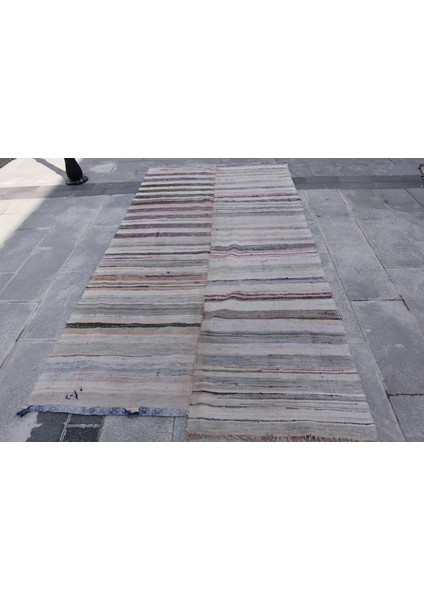 Eskitme Kilim, Türk Kilim, Large Kilim, 151 x 288 cm Pempe Kilim, Bahçe Kilim, Büyük Kilim, 1168