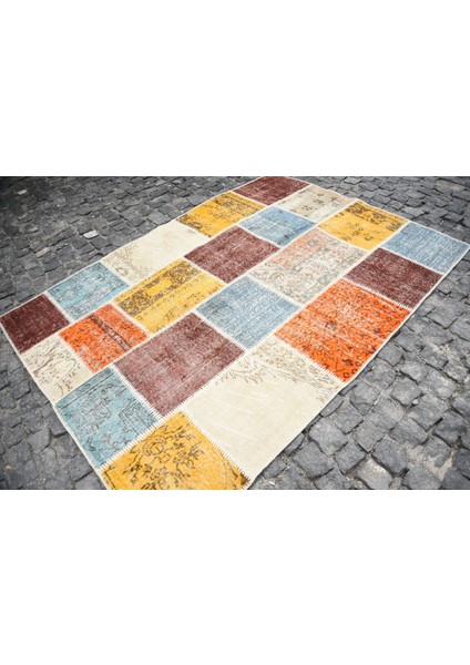 Türk Halısı, Eskitme Halı, Halı, 165 x 227 cm Turuncu Halı, El Yapımı Banyo Halı, 2910 fiyatları