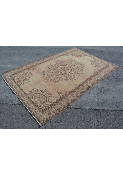 Eskitme Halı, Türk Halısı, Halı, 175 x 265 cm Bej Halı, Yün Oturma Odası Halı, Ofice Büyük Halı, 5206 modelleri