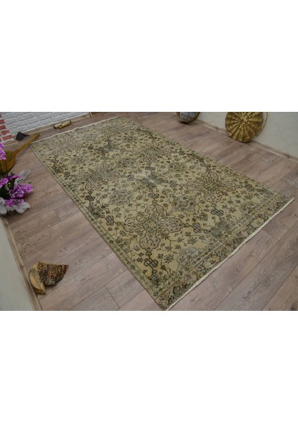 Türk Halısı, Eskitme Halı, Halı, 157 x 288 cm Yeşil Halı, Oturma Odası Halı, Anadolusı Salon Halı, 4