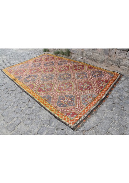 Türk Halısı, Eskitme Halı, Halı, 188 x 319 cm Turuncu Halı, Anadolusı Oturma Odası Halı, 1561 fiyatları