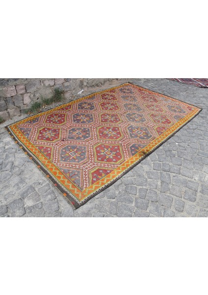 Türk Halısı, Eskitme Halı, Halı, 188 x 319 cm Turuncu Halı, Anadolusı Oturma Odası Halı, 1561 modelleri