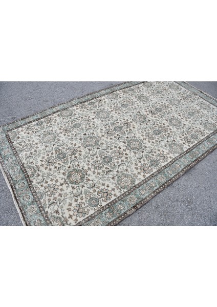 Eskitme Halı, Türk Halısı, Halı, 160 x 283 cm Bej Halı, Dekoratif Oturma Odası Halı, 8961 modelleri