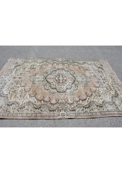 Türk Halısı, Eskitme Halı, Halı, 169 x 262 cm Bej Halı, Bohemsı Yer Halı, Ofice Büyük Halı, 7000
