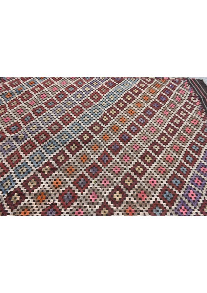 Eskitme Kilim, Türk Kilim, Large Kilim, 180 x 279 cm Kırmızı Kilim, Organik Kilim, Yersı Kilim, 9390 indirimleri