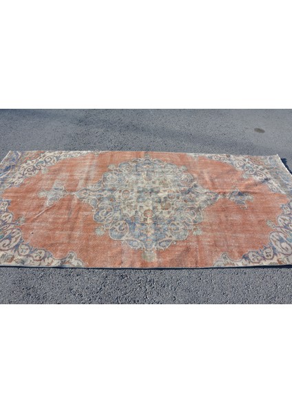 Türk Halısı, Eskitme Halı, Halı, 143 x 301 cm Kırmızı Halı, Bohemsı Yer Halı, Oturma Odası Halı, 8335