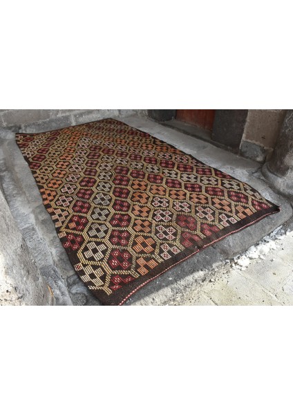 Eskitme Kilim, Türk Kilim, Large Kilim, 160 x 305 cm Kırmızı Kilim, Dekoratif Kilim, Yersı Kilim, 958 fiyatları