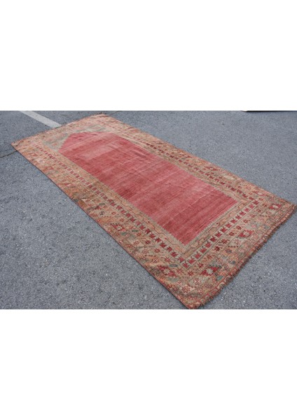 Türk Halısı, Eskitme Halı, Halı, 144 x 308 cm Pempe Halı, Anadolusı Oturma Odası Halı, 8010