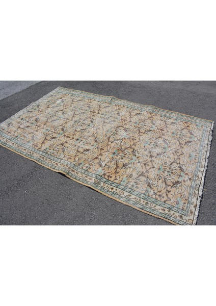 Türk Halısı, Eskitme Halı, Halı, 155 x 256 cm Turuncu Halı, Bahçe Yer Halı, El Dokuma Yer Halı, 9648 fırsatları