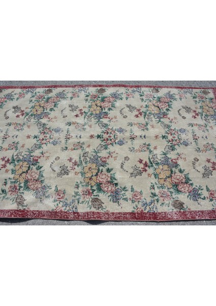 Eskitme Halı, Türk Halısı, Halı, 127 x 265 cm Bej Halı, Yün Alan Halı, El Dokuma Alan Halı, 9663 fiyatları