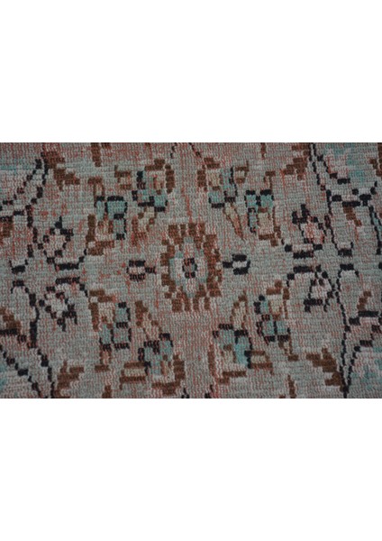 Eskitme Halı, Türk Halısı, Halı, 133 x 221 cm Yeşil Halı, Ofice Alan Halı, Yün Alan Halı, 9703