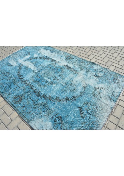 Türk Halısı, Eskitme Halı, Halı, 164 x 248 cm Mavi Halı, Bohemsı Büyük Halı, Kabilesı Oturma Odası Hal