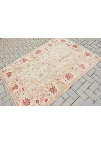 Eskitme Halı, Türk Halısı, Halı, 129 x 182 cm Bej Halı, El Dokuma Banyo Halı, El Yapımı Banyo Halı, 9 fiyatları