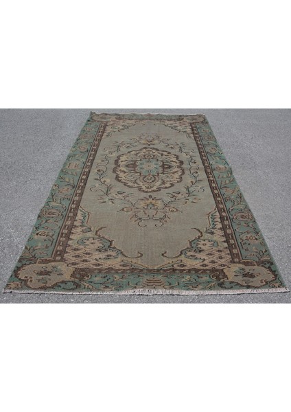 Eskitme Halı, Türk Halısı, Halı, 170 x 265 cm Yeşil Halı, Kabilesı Büyük Halı, Yün Yer Halı, 9968